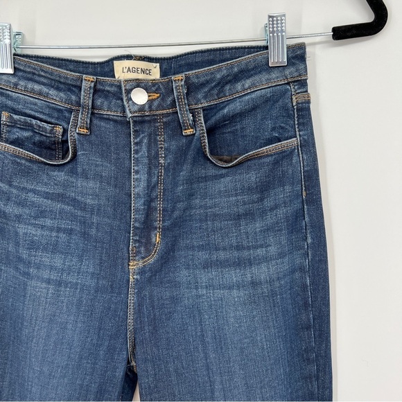 L'Agence Katrina Ultra High-Rise Skinny Leg Jeans in Prime Blue Vintage Women's